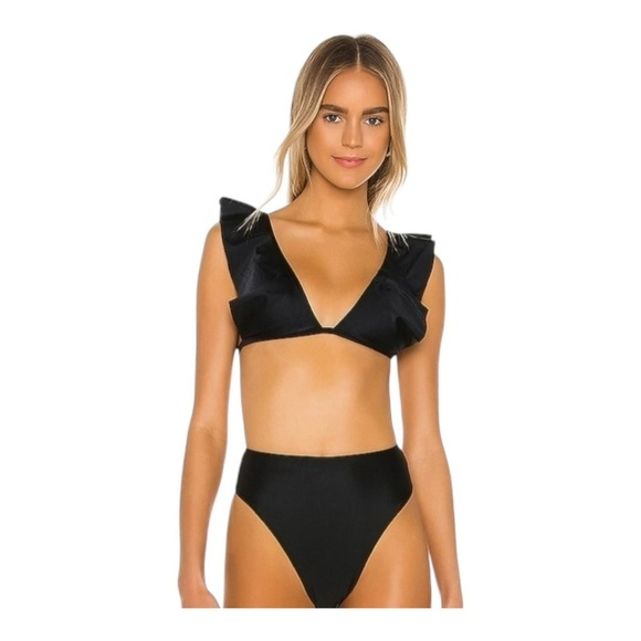Vix Swimwear Liz Bikini Top in Black NWT - Picture 6 of 6